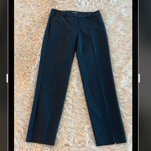 Express Black and Turquoise Editor Pants